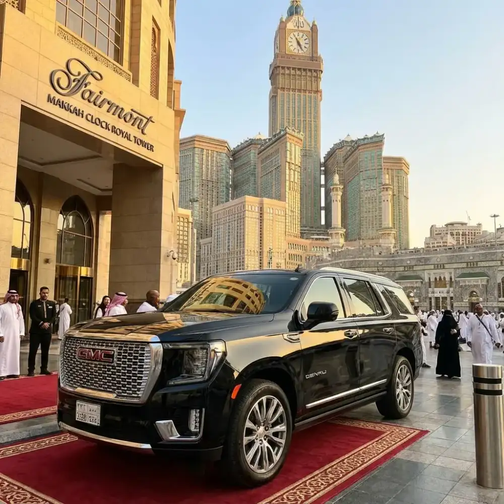 GMC Yukon at Makkah Clock Tower